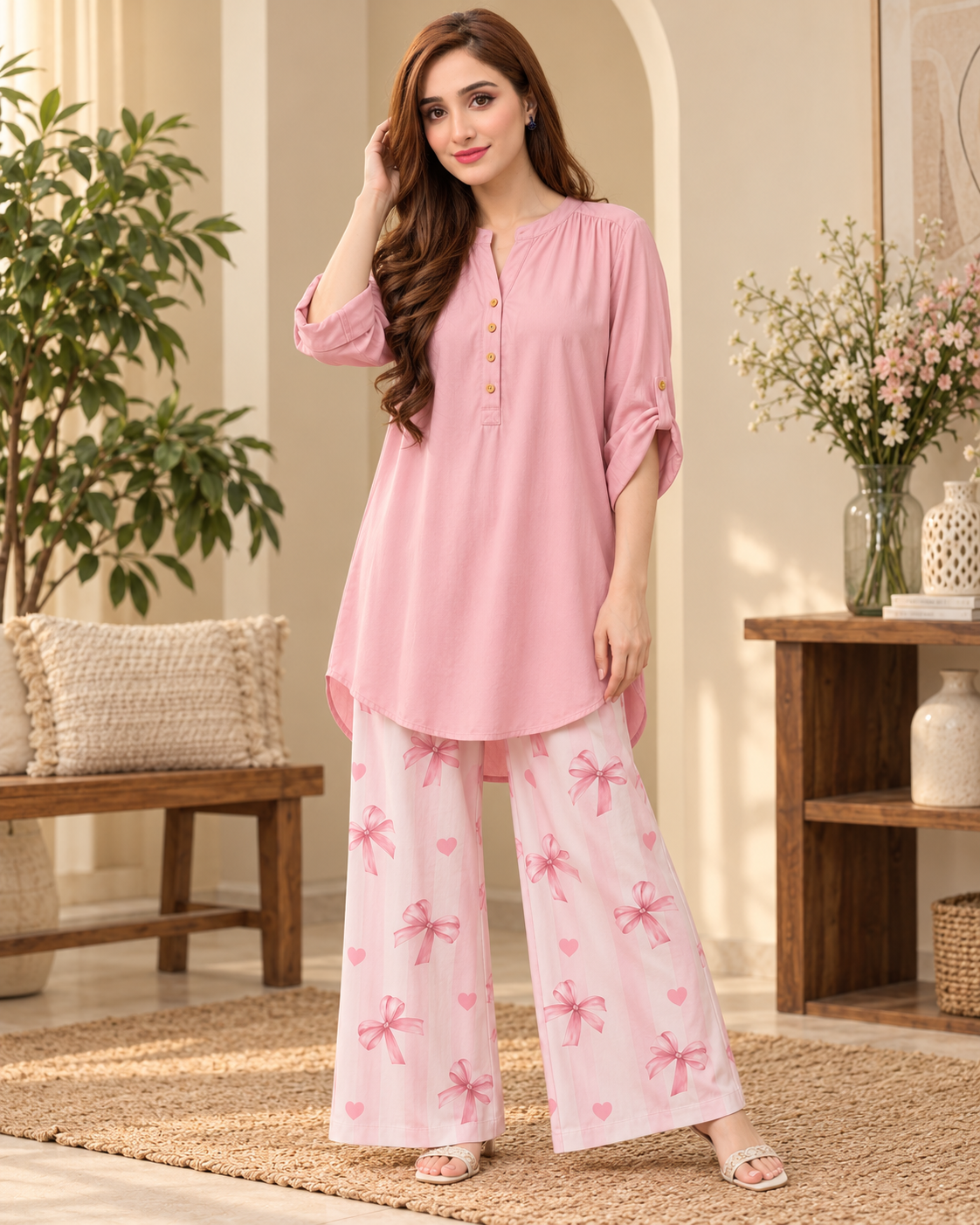 Imported Digital Print Western Coord Set | Easy Fit