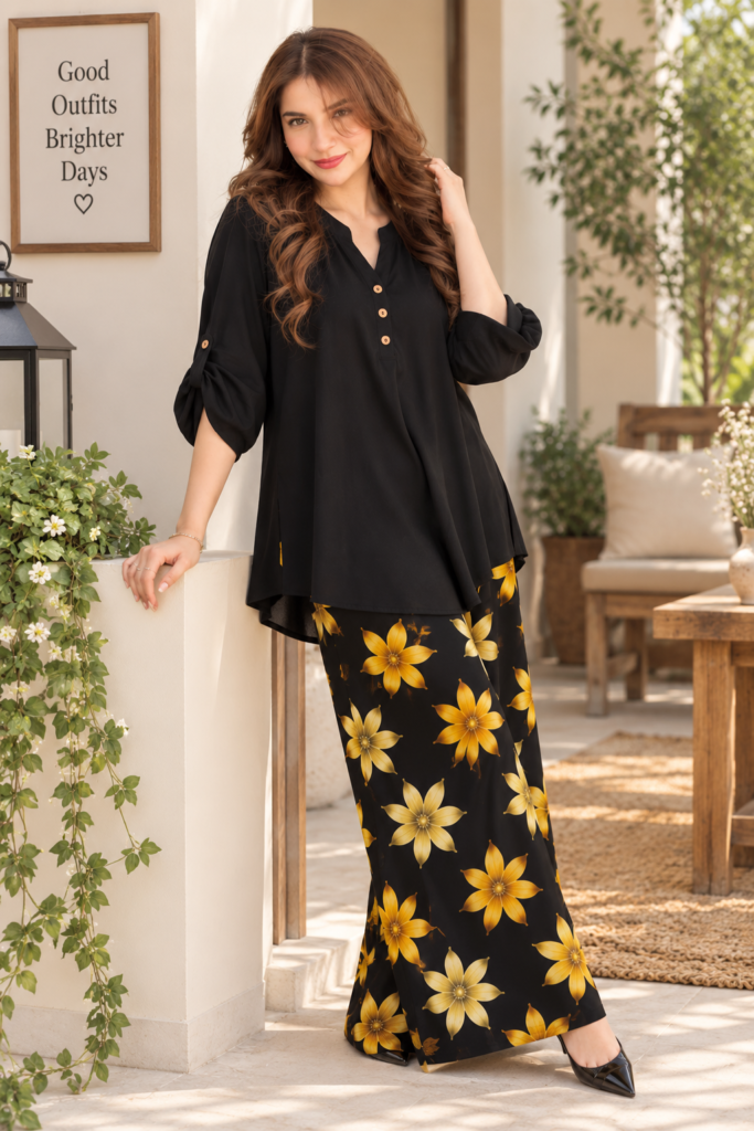 Imported Digital Print Western Coord Set | Easy Fit