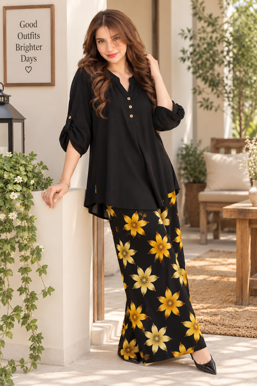 Imported Digital Print Western Coord Set | Easy Fit