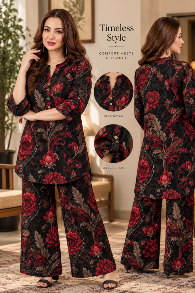 Imported Digital Print Western Coord Set | Easy Fit