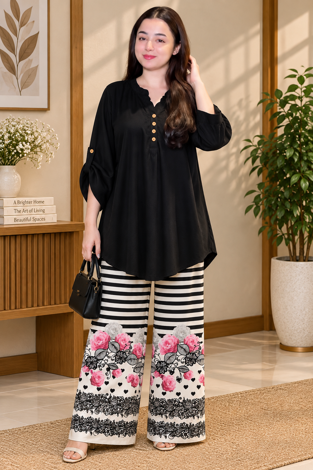 Imported Digital Print Western Coord Set | Easy Fit