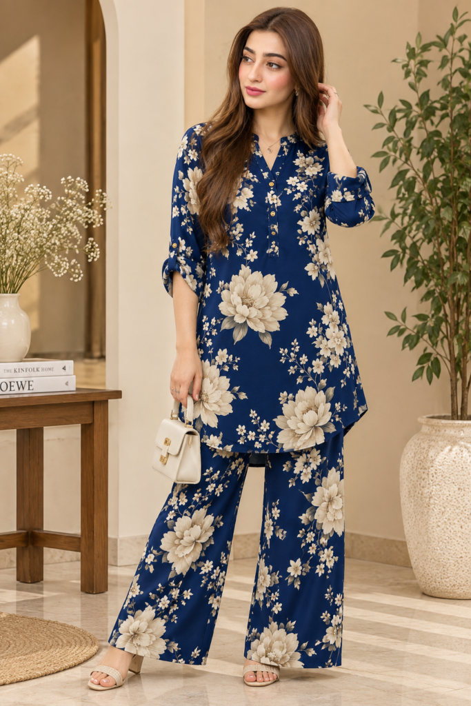 Imported Digital Print Western Coord Set | Easy Fit